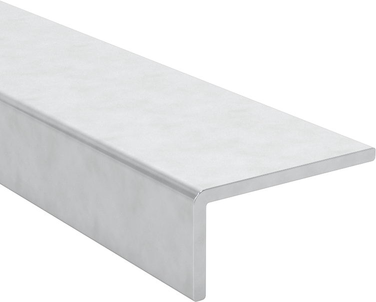 Alüminyum Vidalı Kenar Çıtası, 7/16" İç Yükseklik, 1“ Genişlik x 1/2” Dış Yükseklik, 3 Fit Uzunluk