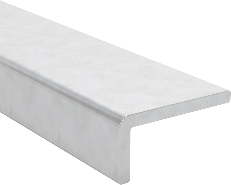 Alüminyum Vidalı Kenar Çıtası, 13/32" İç Yükseklik, 1“ Genişlik x 1/2” Dış Yükseklik, 3 Fit Uzunluk