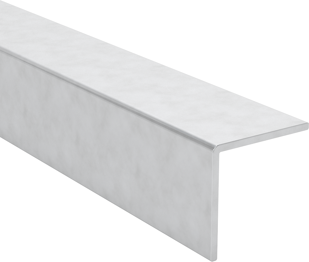 Alüminyum Vidalı Kenar Çıtası, 1-7/8" İç Yükseklik, 2“ Genişlik x 2” Dış Yükseklik, 3 Fit Uzunluk