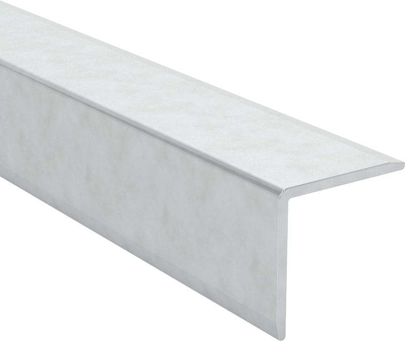 Alüminyum Vidalı Kenar Çıtası, 41/64 inç İç Yükseklik, 11/16“ Genişlik x 11/16” Yükseklik Dış, 3' Uzunluk