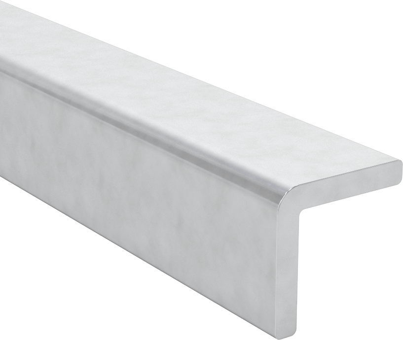 Alüminyum Vidalı Kenar Çıtası, 5/8" İç Yükseklik, 3/4“ Genişlik x 3/4” Dış Yükseklik, 6 Fit Uzunluk