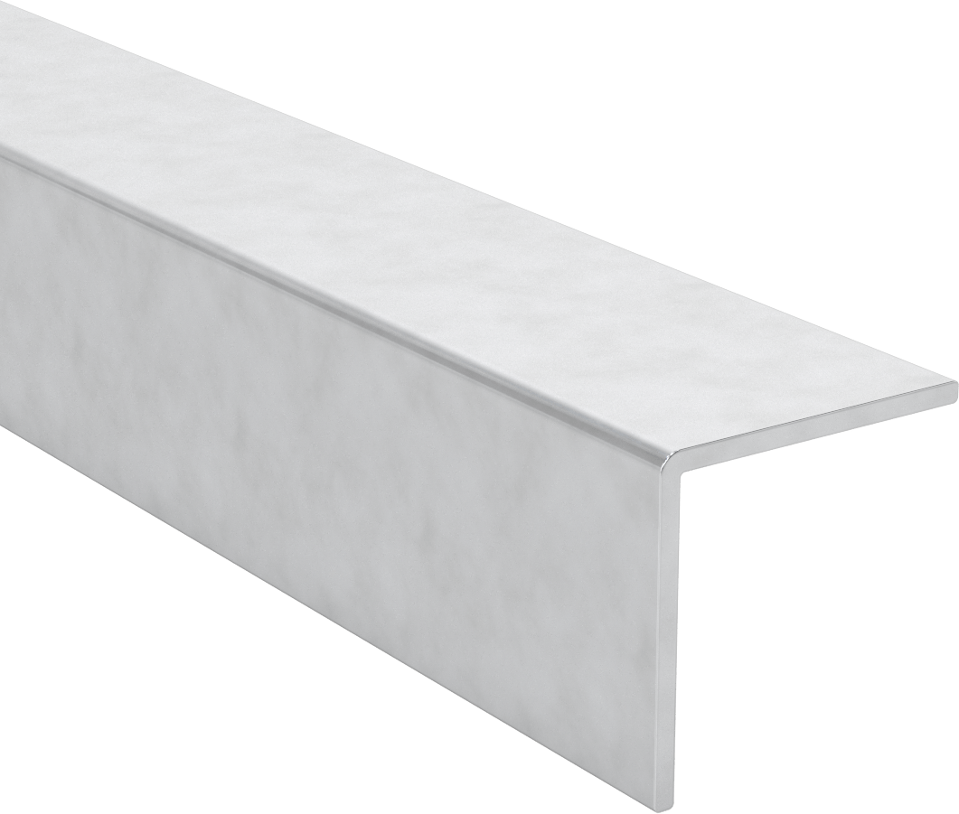 Alüminyum Vidalı Kenar Çıtası, 1-7/8" İç Yükseklik, 2“ Genişlik x 2” Dış Yükseklik, 6 Fit Uzunluk