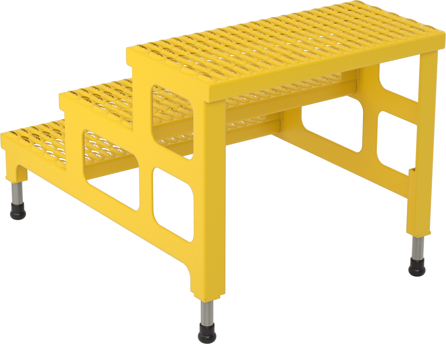 Yüksekliği Ayarlanabilir Çalışma Platformu, 3 Basamak ile, 20“-22,25” Yükseklik x 24“ Genişlik x 34” Derinlik Toplam