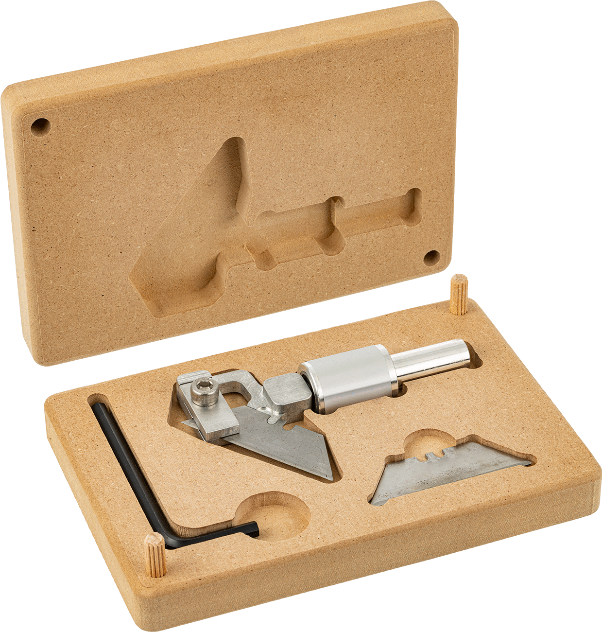 İnce Malzemeler için Freze Ucu, Kaplamasız Çelik, 1/16" Kesme Yarıçapı, 4-1/2" Toplam Uzunluk