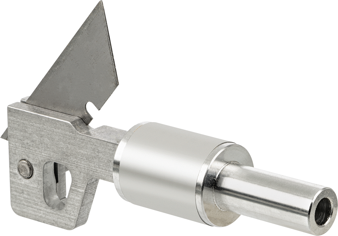 İnce Malzemeler için Freze Ucu, Kaplamasız Çelik, 1/8" Kesme Yarıçapı, 4-3/8" Toplam Uzunluk