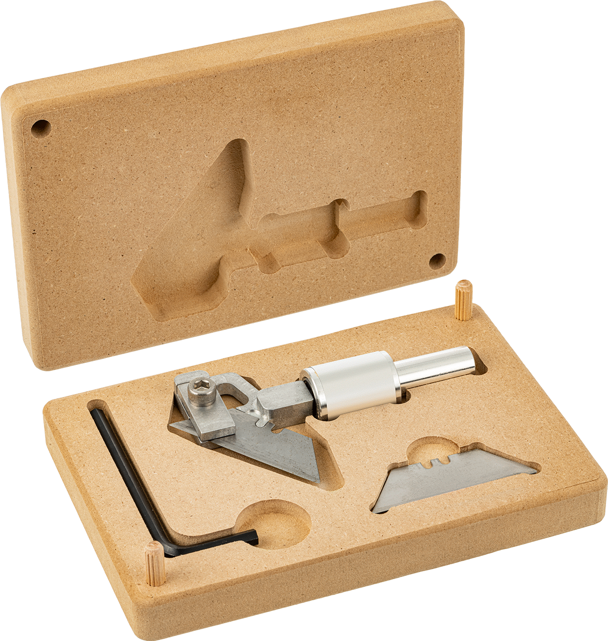 İnce Malzemeler için Freze Ucu, Kaplamasız Çelik, 1/8" Kesme Yarıçapı, 4-3/8" Toplam Uzunluk