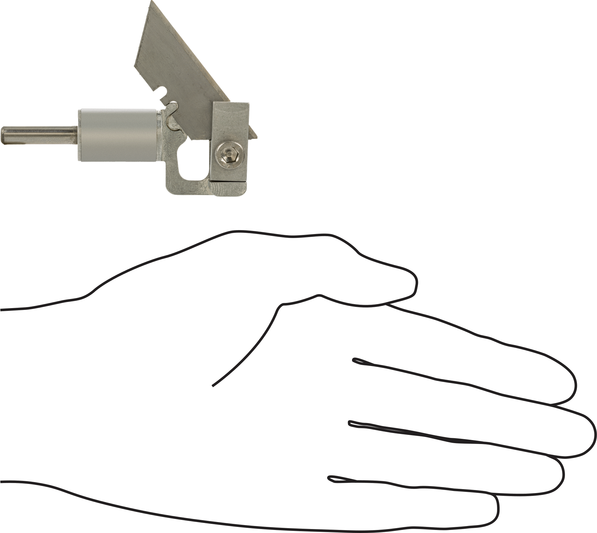 İnce Malzemeler için Freze Ucu, Kaplamasız Çelik, 1/16" Kesme Yarıçapı, 3-1/4" Toplam Uzunluk