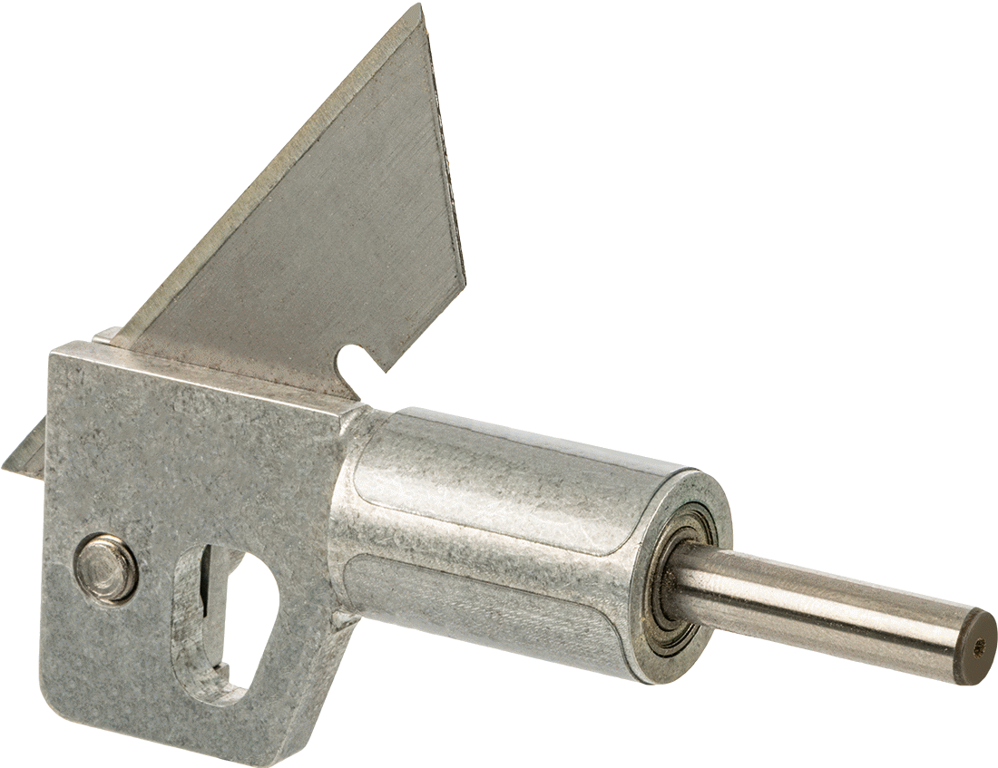 İnce Malzemeler için Freze Ucu, Kaplamasız Çelik, 1/8" Kesme Yarıçapı, 3-1/2" Toplam Uzunluk