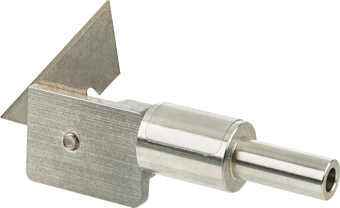 İnce Malzemeler için Freze Ucu, Kaplamasız Çelik, 4-1/4" Kesme Yarıçapı, 4-3/4" Toplam Uzunluk