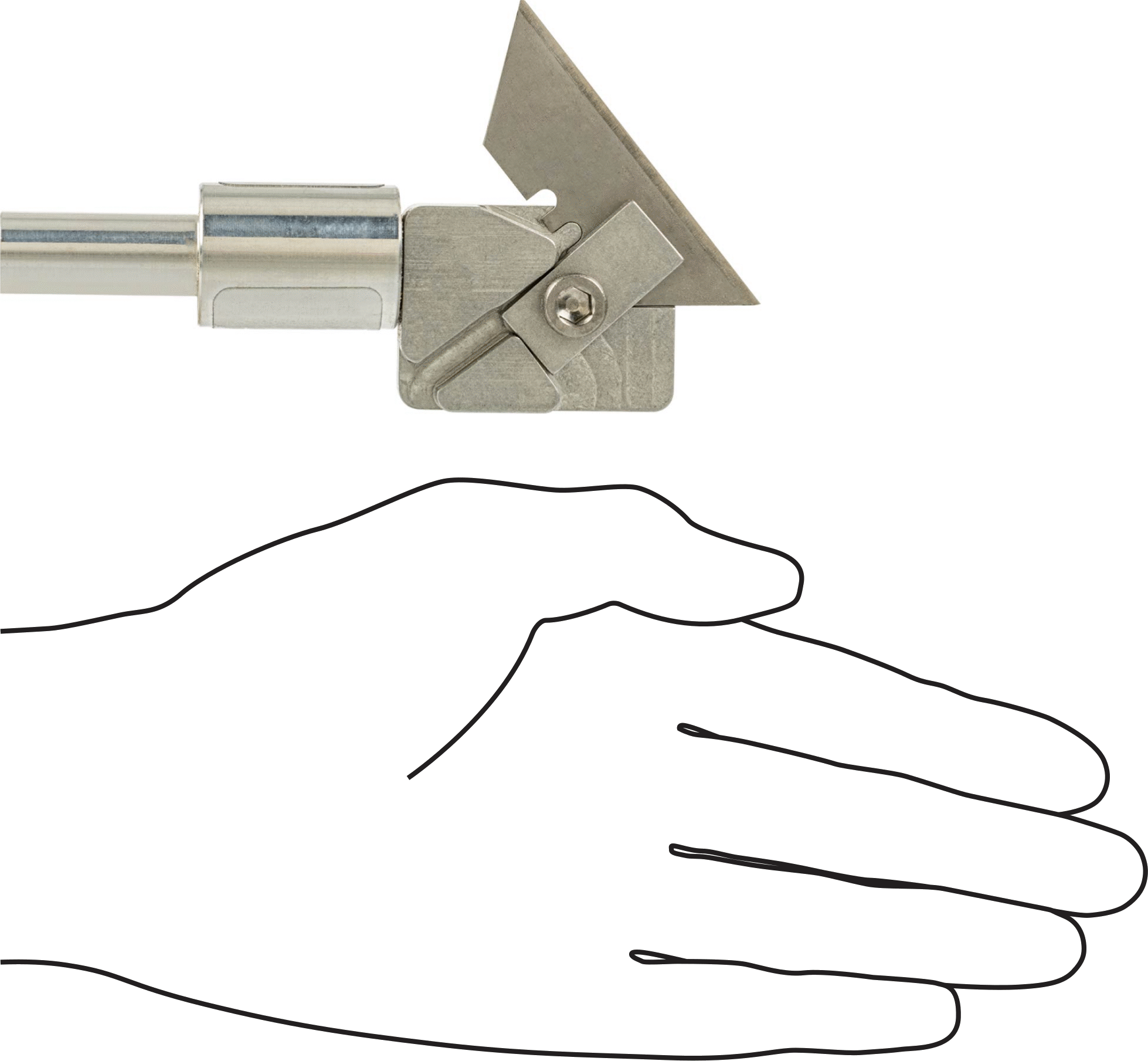 İnce Malzemeler için Freze Ucu, Kaplamasız Çelik, 4-1/4" Kesme Yarıçapı, 4-3/4" Toplam Uzunluk