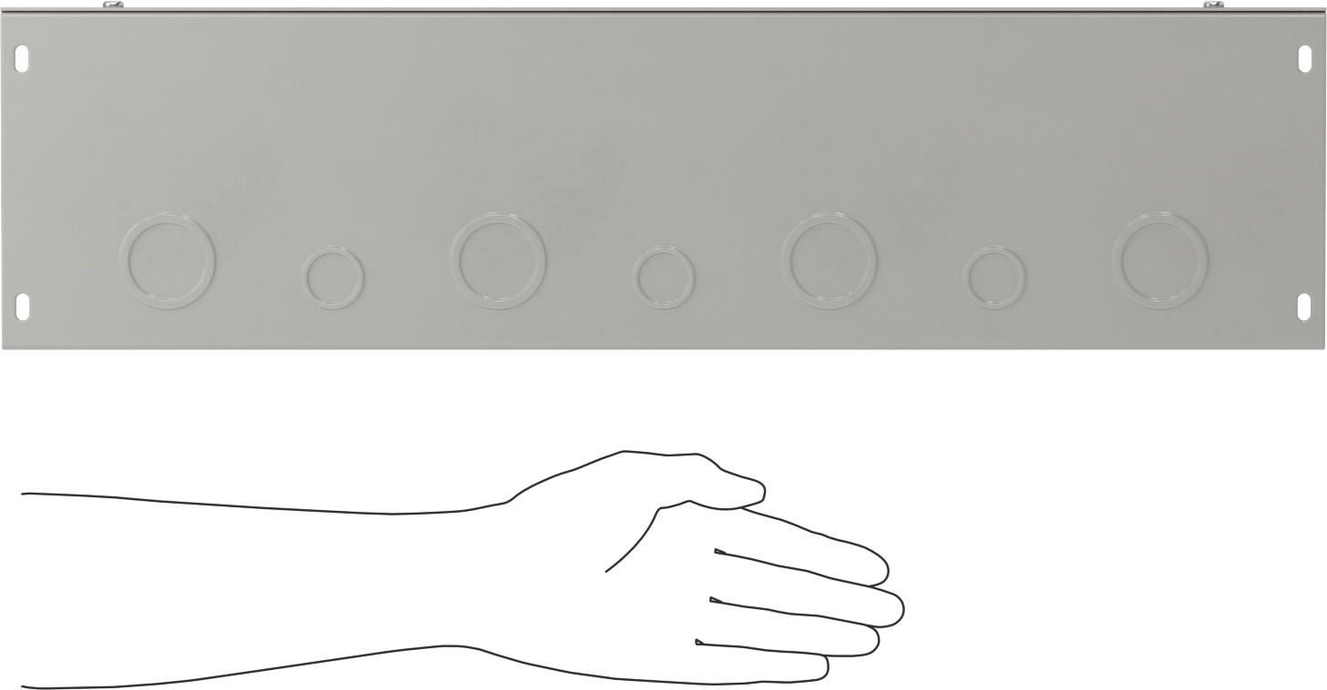 Kablo Kanalı, Delikli, 6“ Genişlik x 6” Derinlik, 2 Ayak Uzunluk