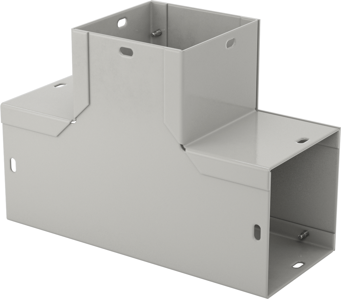 Kablokanal için 4“ Genişlik x 4” Derinlik T Parçası