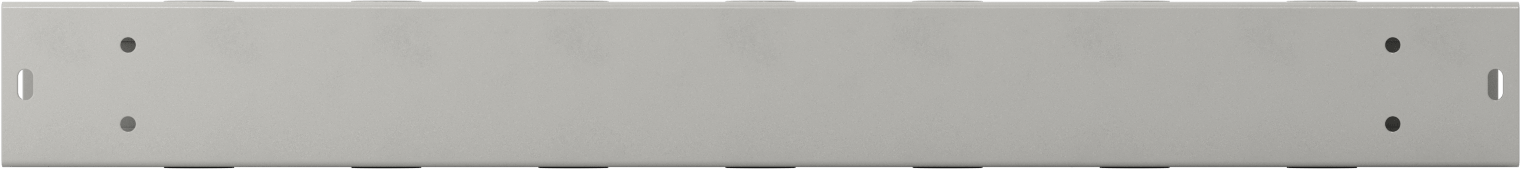 Kablo Kanalı, 14 Knockout ile, 2-1/2“ Genişlik x 2-1/2” Derinlik x 2 Fit Uzunluk