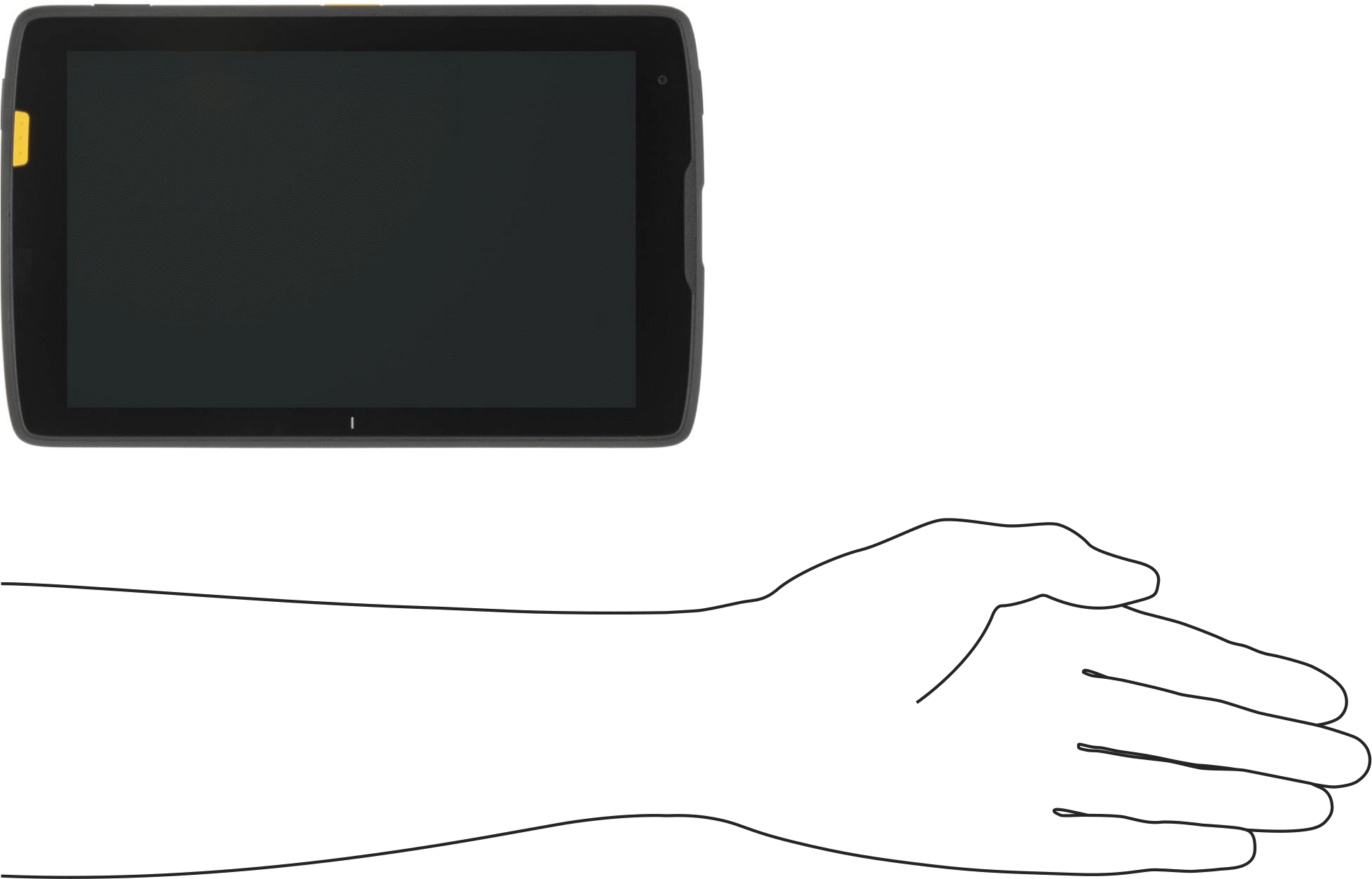 Dayanıklı Android Tablet, Zebra Et40, 10,1" Diyagonal Ekran Boyutu