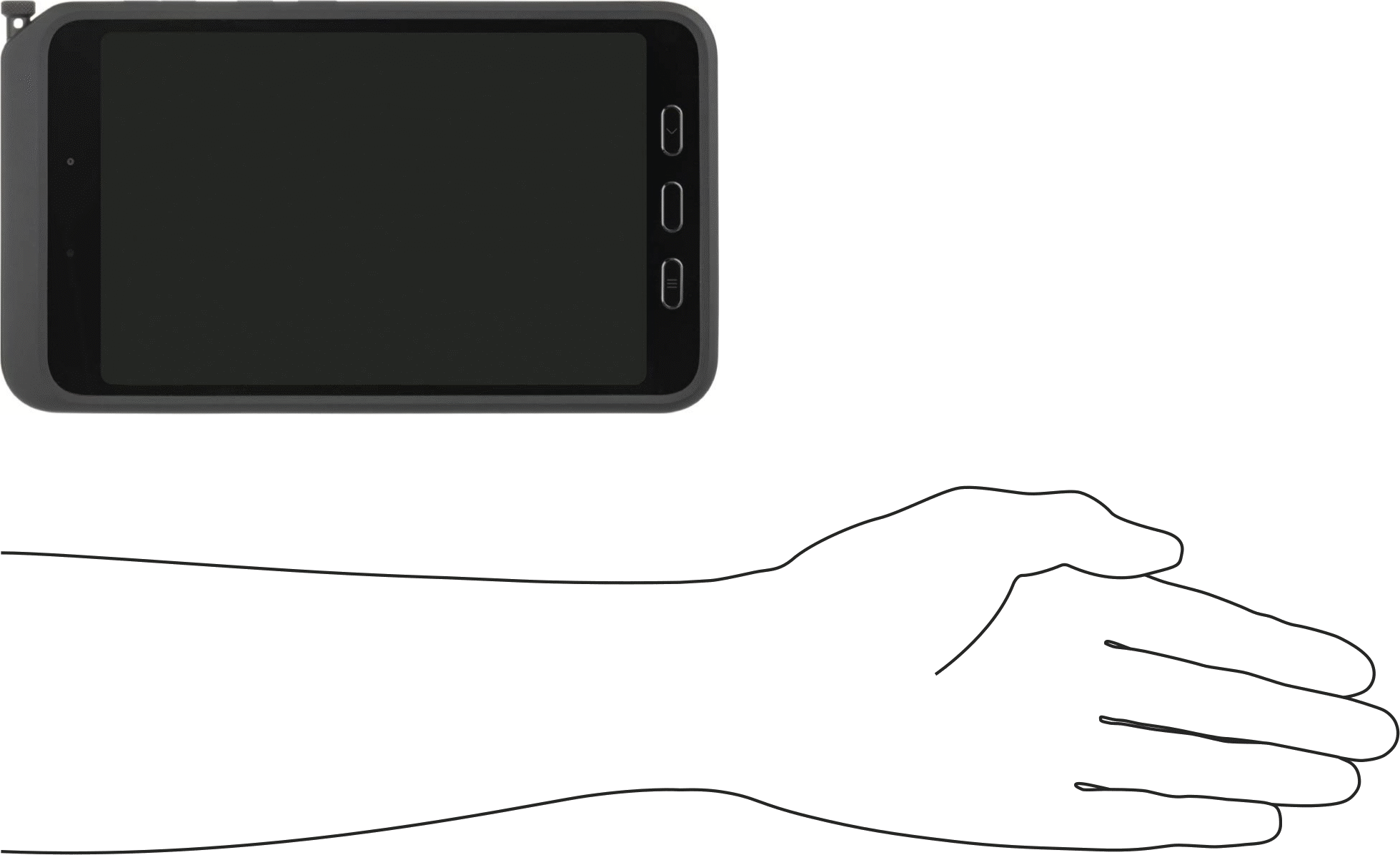 Dayanıklı Android Tablet, Samsung Galaxy Tab Active5, Wi-Fi ile