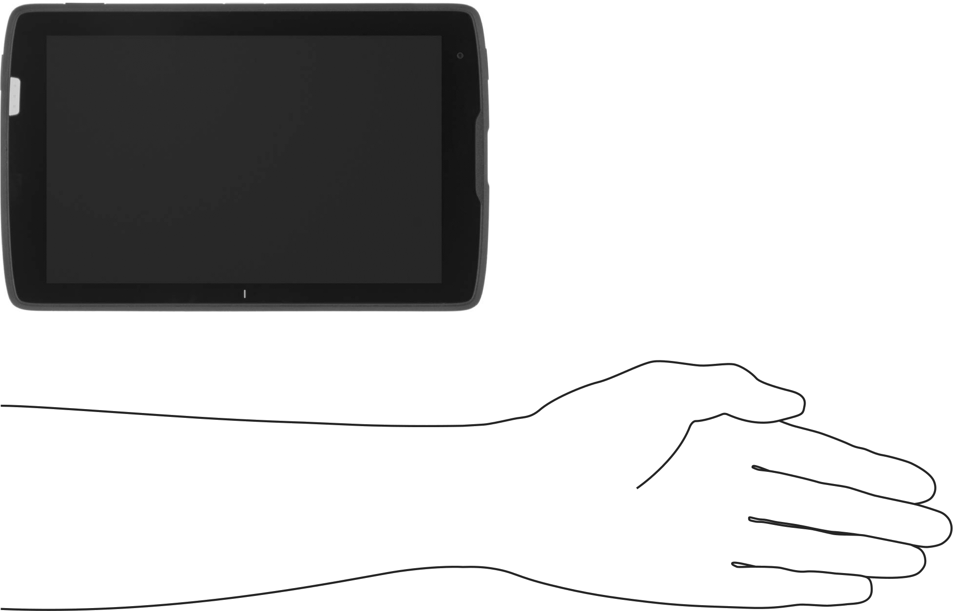 Dayanıklı Android Tablet, Zebra Et40, 8" Diyagonal Ekran Boyutu