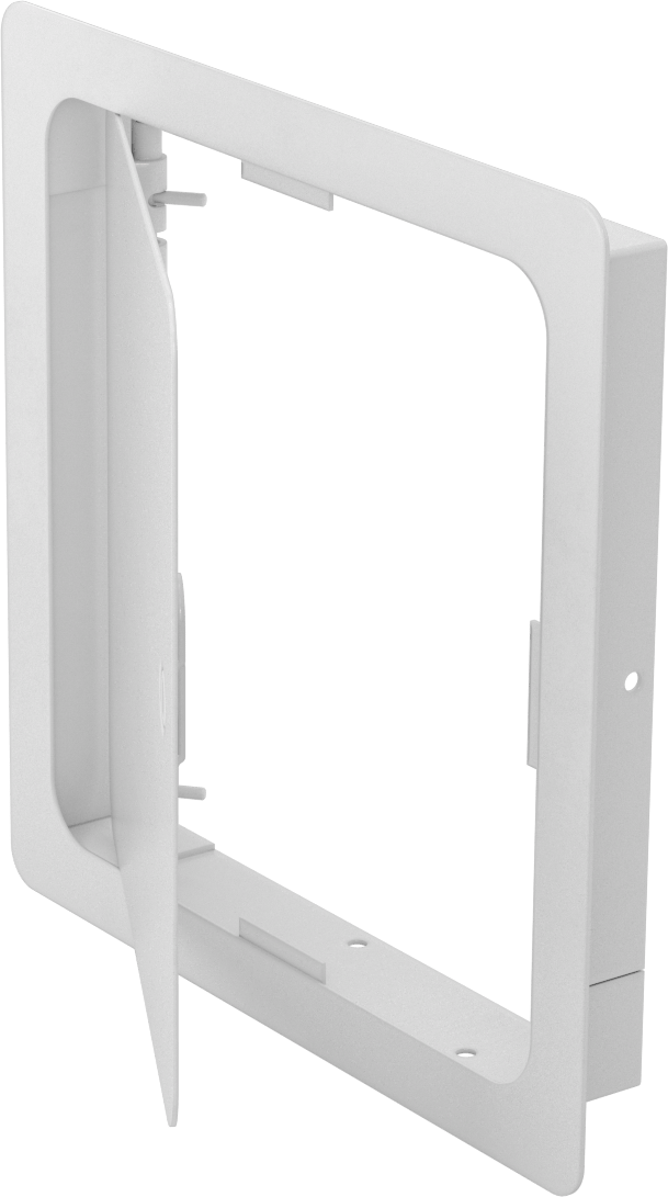 Gömme Montajlı Erişim Paneli, Astarlı Çelik, 10-3/8“ Yükseklik x 10-3/8” Genişlik x 2" Derinlikte Kesik için