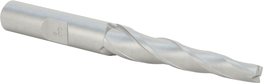 Kaplamasız Kobalt Çelik Konik Kare Uçlu Freze, 3 Derece Konik/Yan, 6 mm Freze Çapı, 110 mm Toplam Uzunluk