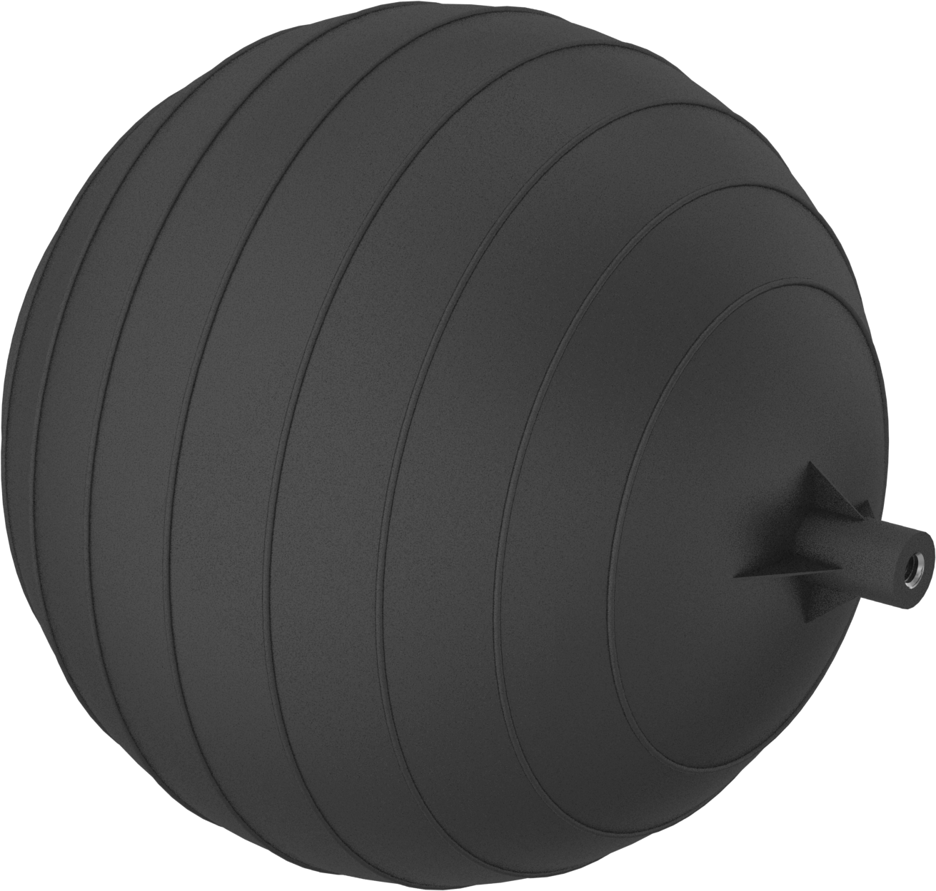 Kimyasallar için Polietilen Şamandıra, 8" Çap, 5/16"-18 UNC Dişi