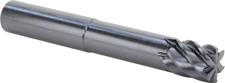 Uzun Uçlu Hızlı Kesim Karbür Kare Uçlu Freze, 6 Yivli, 16 mm Freze Çapı