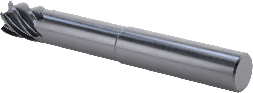 Uzun Uçlu Hızlı Kesim Karbür Kare Uçlu Freze, 6 Yivli, 20 mm Freze Çapı