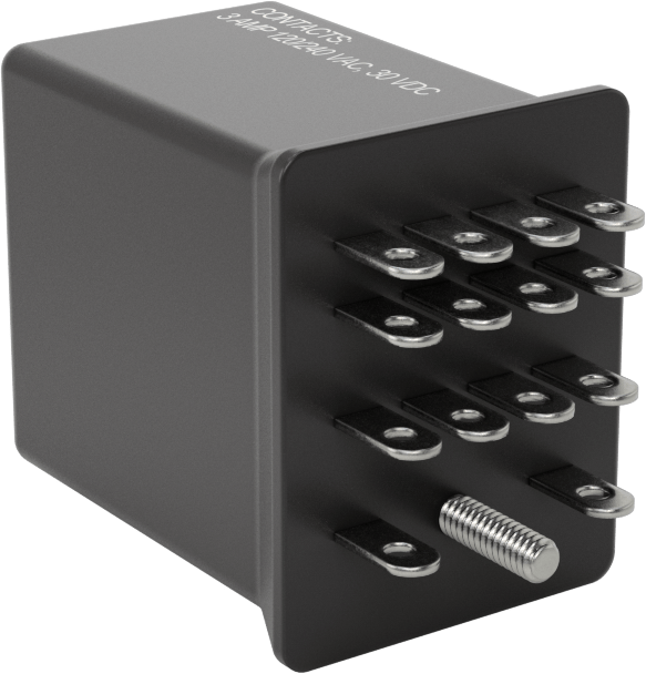 Tehlikeli Ortam Hızlı Bağlantı Kesme Terminali Rölesi, 4PDT, 14 Terminal, 120V AC Giriş, 3A @ 120VAC/240VAC