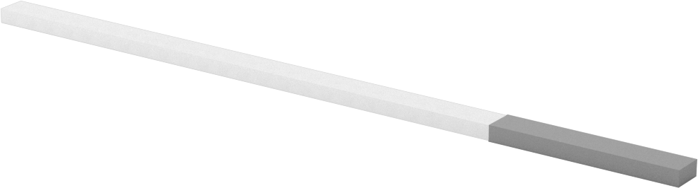 1,5 inç Uzunluğunda Elmas Yüzeyli Elmas Törpü, Dikdörtgen, 6“ Uzunluk x 1/4” Genişlik, Kaba Yüzey için