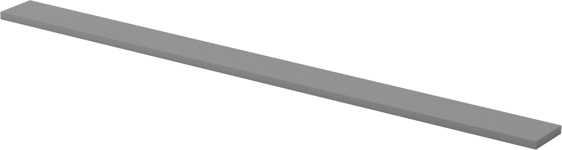 Karbür Törpü, Dikdörtgen, 10 inç uzunluk x 3/4 inç genişlik x 1/8 inç kalınlık, 60 Kum