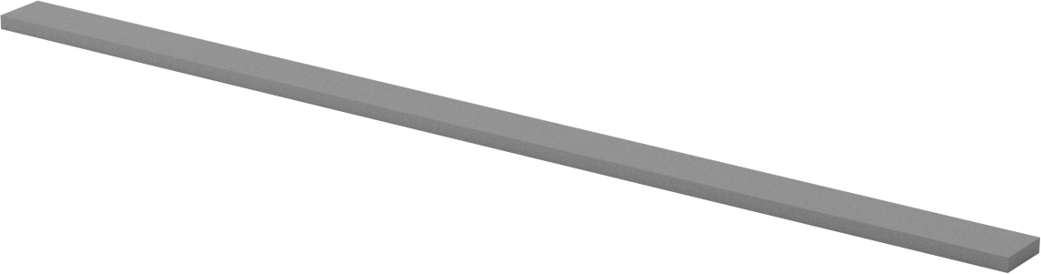 Karbür Törpü, Dikdörtgen, 10 inç uzunluk x 1/2 inç genişlik x 1/8 inç kalınlık, 80 Kum