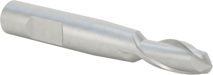 Kobalt Çelik Küresel Uçlu Freze, 2 Yivli, 5/16" Freze Çapı, 3/4" Kesim Uzunluğu