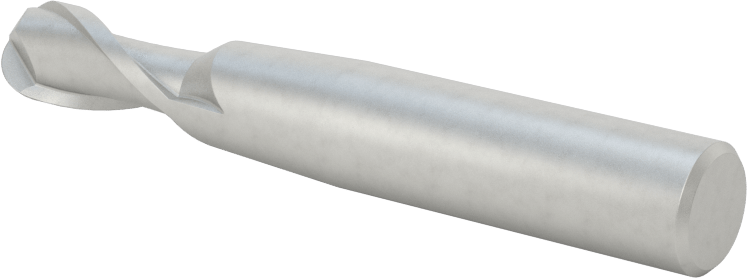 Kobalt Çelik Küresel Uçlu Freze, 2 Yivli, 5/16" Freze Çapı, 3/4" Kesim Uzunluğu