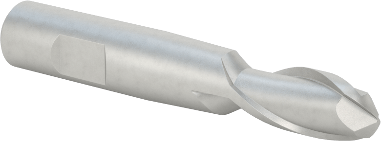 Kobalt Çelik Küresel Uçlu Freze, 2 Yivli, 7/16" Freze Çapı, 1" Kesme Uzunluğu