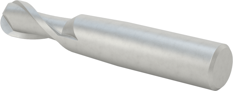 Kobalt Çelik Küresel Uçlu Freze, 2 Yivli, 7/16" Freze Çapı, 1" Kesme Uzunluğu