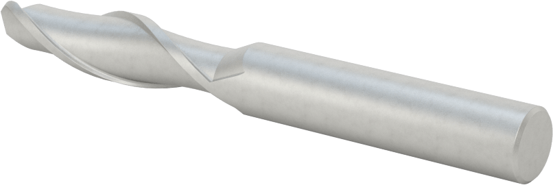 Kobalt Çelik Küresel Uçlu Freze, 2 Yivli, 3/8" Freze Çapı, 1-1/2" Kesme Uzunluğu