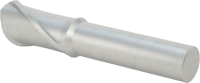 Kobalt Çelik Küresel Uçlu Freze, 2 Yivli, 3/4" Freze Çapı, 1-5/16" Kesme Uzunluğu