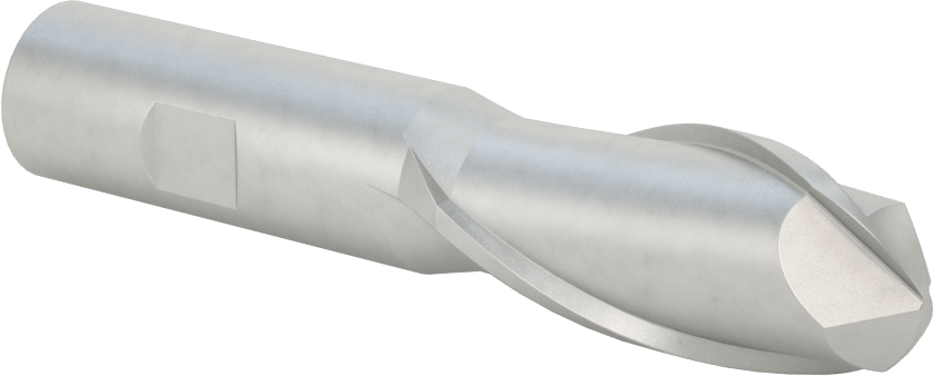 Kobalt Çelik Küresel Uçlu Freze, 2 Yivli, 7/8" Freze Çapı, 1-7/8" Kesme Uzunluğu