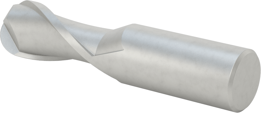 Kobalt Çelik Küresel Uçlu Freze, 2 Yivli, 7/8" Freze Çapı, 2" Kesme Uzunluğu