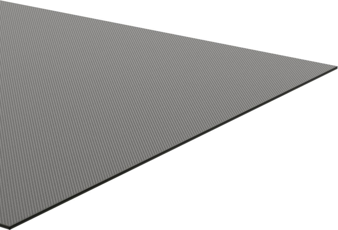 Yüksek Mukavemetli Hafif Karbon Fiber Levha, 24" x 48" x 1/8"