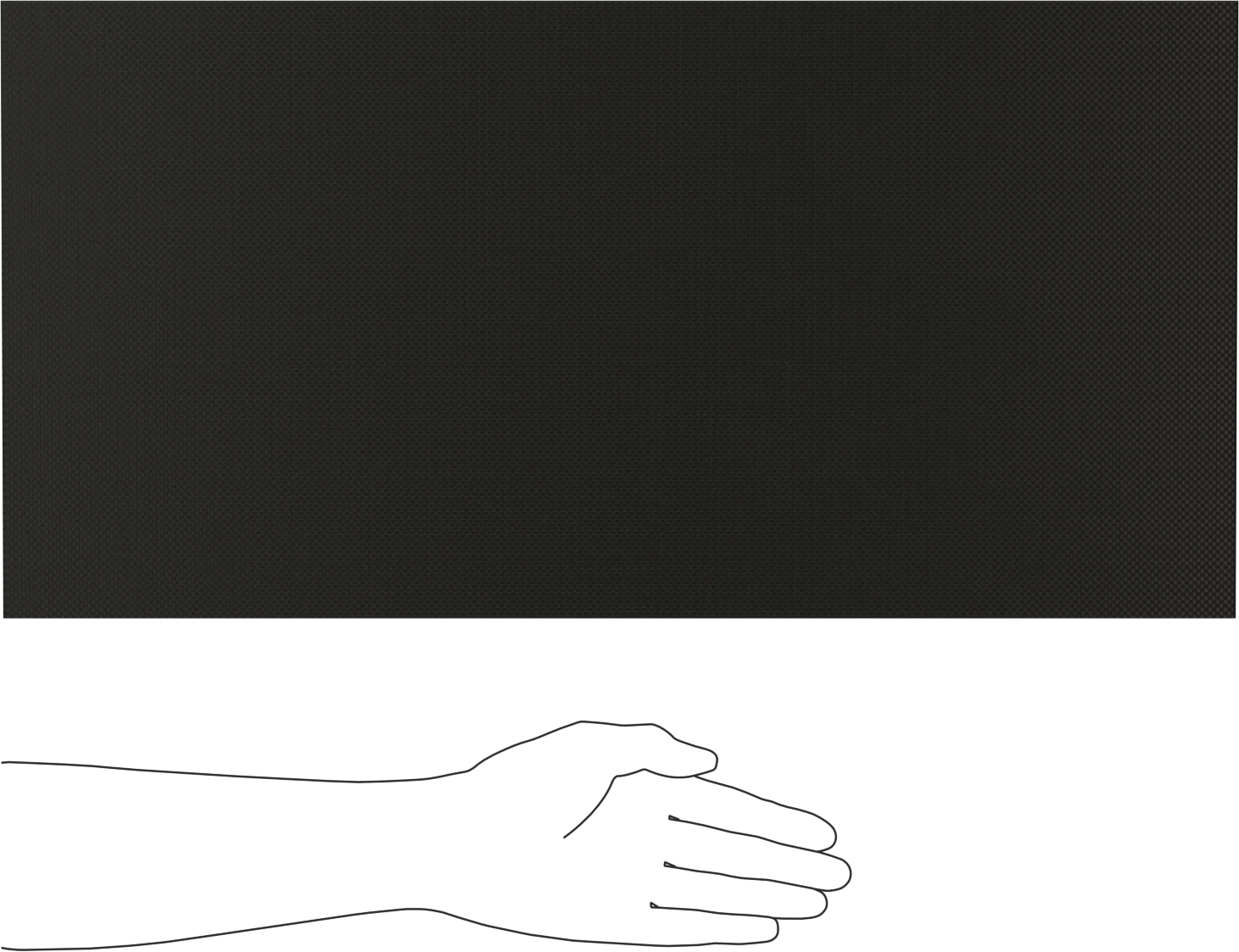 Yüksek Mukavemetli Hafif Karbon Fiber Levha, 12" x 24" x 1/16"
