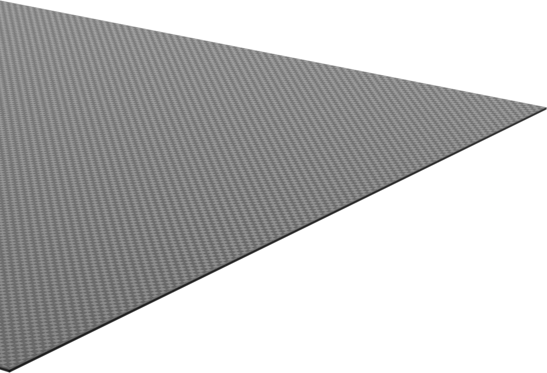 Yüksek Mukavemetli Hafif Karbon Fiber Levha, 12" x 48" x 1/32"