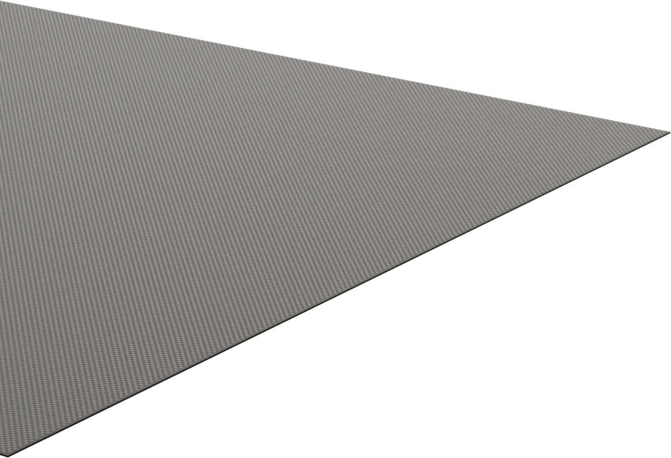 Yüksek Mukavemetli Hafif Karbon Fiber Levha, 24" x 48" x 1/32"