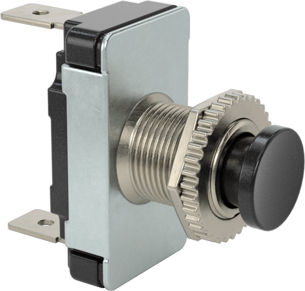 12 mm Panele Monte Basmalı Düğme Anahtarı, Metal Tabanlı