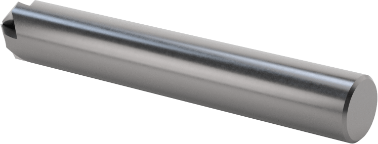 Hızlı Kesim Karbür Pah Kırma Uçlu Freze, Kaplamasız, 90 Derece Kesim, 3/8" Freze Çapı, 2-1/2" Toplam Uzunluk