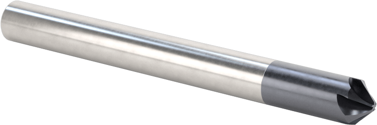 Hızlı Kesim Karbür Pah Kırma Uçlu Freze, TiAlN Kaplamalı, 90 Derece Kesme Açısı, 1/4" Freze Çapı