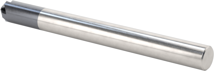 Hızlı Kesim Karbür Pah Kırma Uçlu Freze, TiAlN Kaplamalı, 90 Derece Kesim, 3/8" Freze Çapı, 4" Toplam Uzunluk