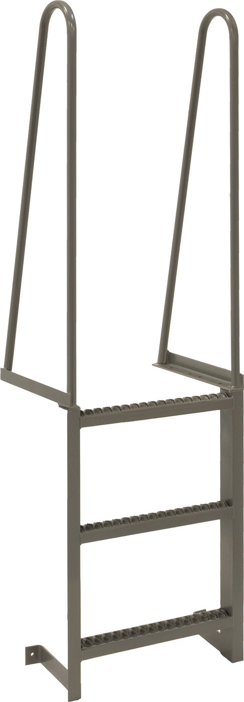 Üstten Montajlı Merdiven, 6 Fit Yükseklik x 28“ Genişlik x 16” Derinlik Toplam