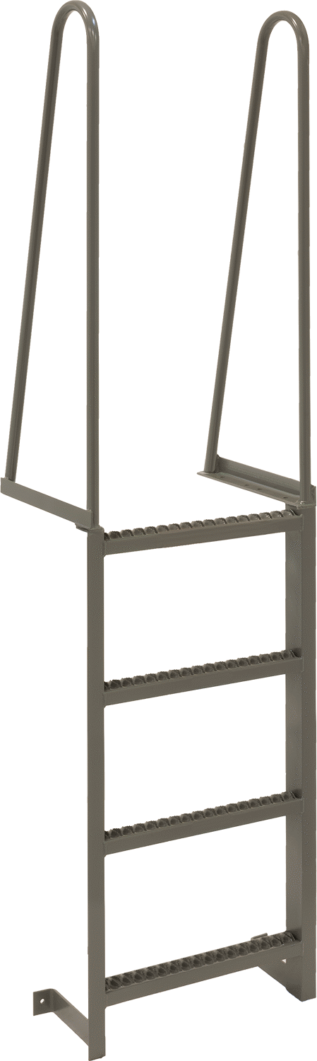 Üstten Montajlı Merdiven, 7 Fit Yükseklik x 28“ Genişlik x 16” Derinlik Toplam