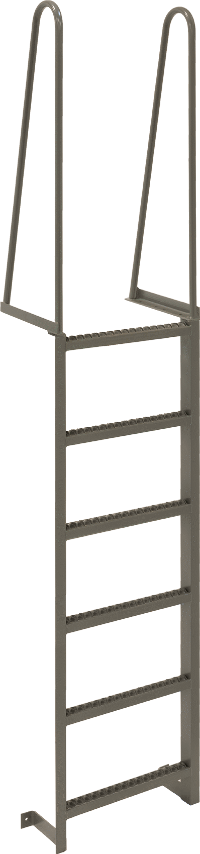 Üstten Montajlı Merdiven, 9 Fit Yükseklik x 28“ Genişlik x 16” Derinlik Toplam
