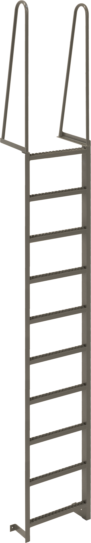 Üstten Montajlı Merdiven, 13 Fit Yükseklik x 28 inç Genişlik x 16 inç Derinlik Toplam