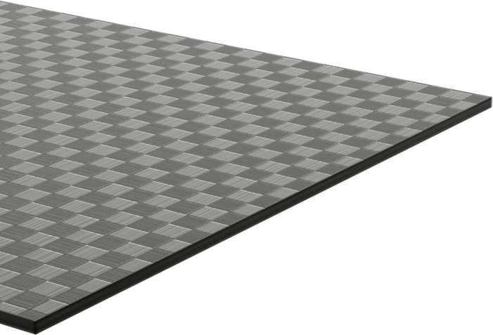 Karbon Fiber Çubuk, 2" x 12" x 1/32", Kareli Görünüm